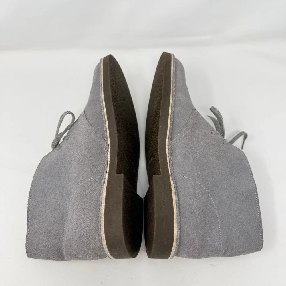 Clarks Bushacre 2 Desert Chukka Boots Men's Size 9.5 Gray Suede 15522 Casual
